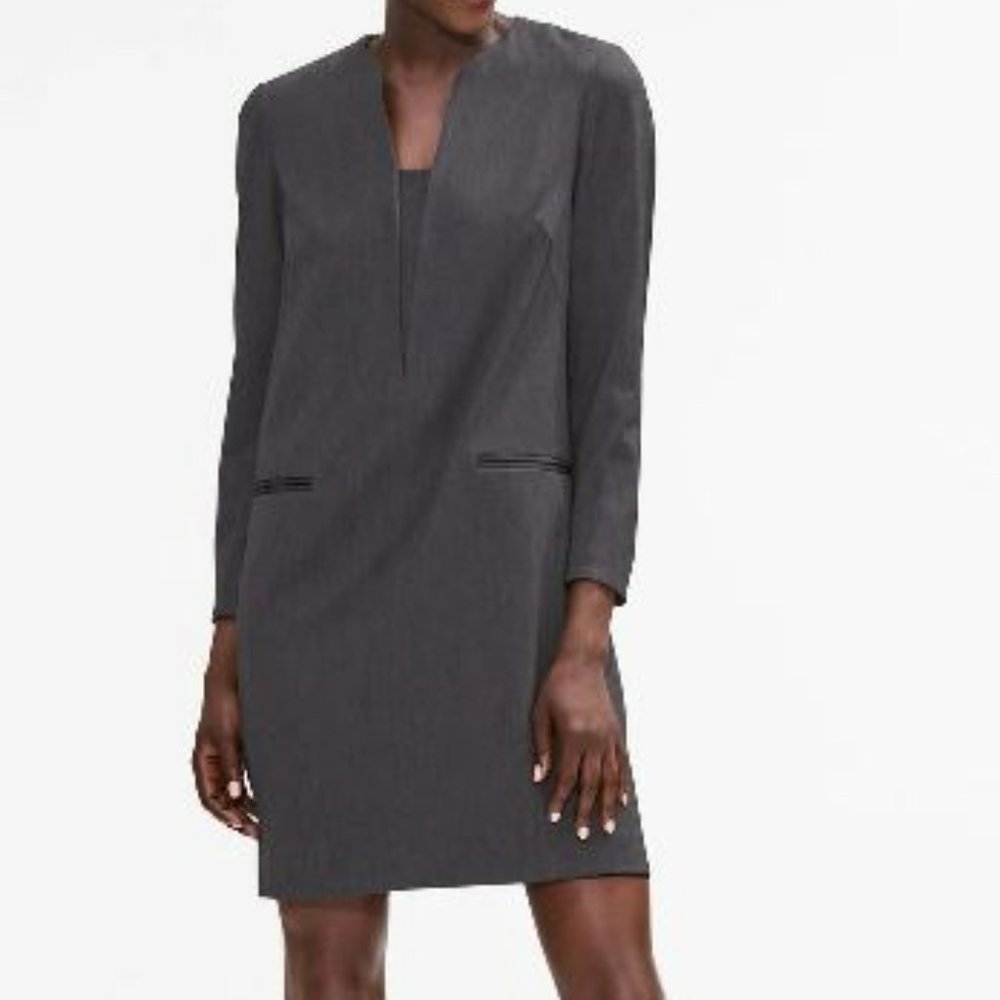 MMLaFleur | The Alice Dress - Twill (Charcoal, Size 4)